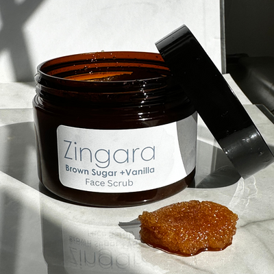 Zingara Brown Sugar & Vanilla Face Scrub