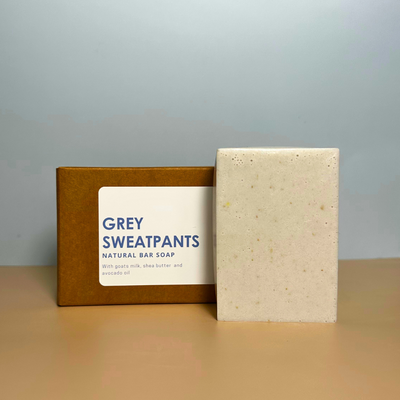 Grey Sweatpants Bar Soap