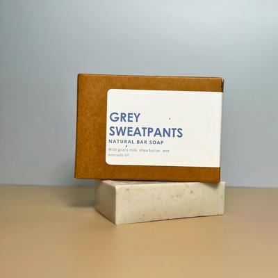 Grey Sweatpants Bar Soap