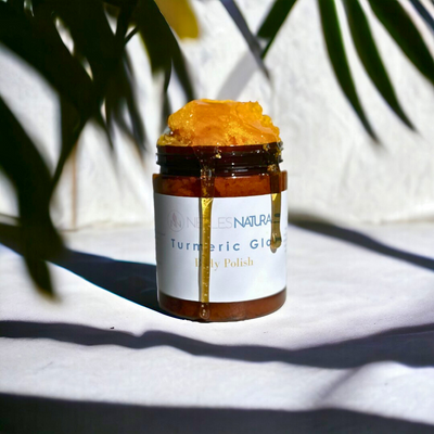 Turmeric Glow Polish – Natural Brightening Exfoliator for Radiant Skin | Fights Dark Spots & Uneven Tone | 8oz